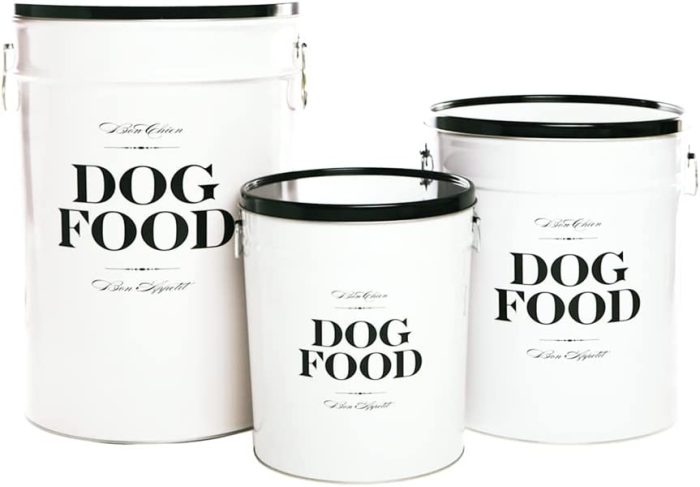 Dog Food Storage Canisters